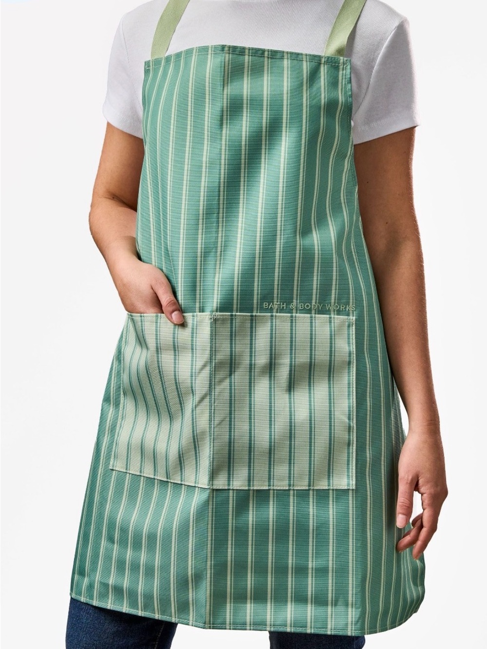 Bath & Body Works Sage& Olive Green Apron